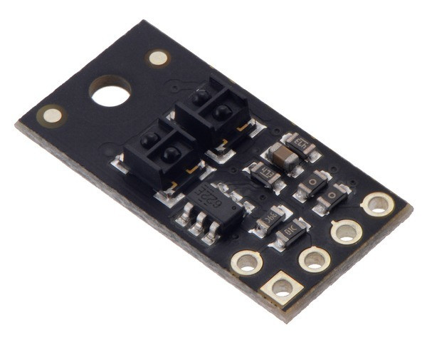 QTRX-HD-02A Reflectance Sensor Array: 2-Channel, 4mm Pitch, Analog Output, Low Current